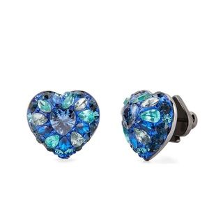 Kate Spade New York heart pavé stud earrings